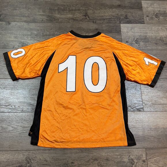 Vintage Y2K Russel Vince Young #10 Texas Longhorns Large Orange Football Jersey - Picture 6 of 8